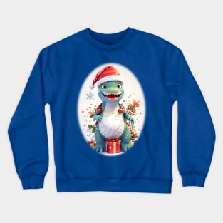 Dinosaur Christmas Crewneck Sweatshirt